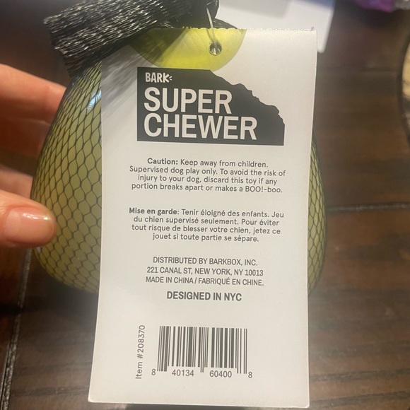 Bark Box Super Chewer Glow In The Dark Medium 20+ lbs Scary Gary Dog Toy,, NWT - Picture 6 of 6